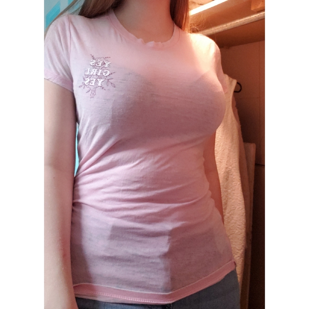 NWOT Adam Levine Collection Baby Pink Shirt